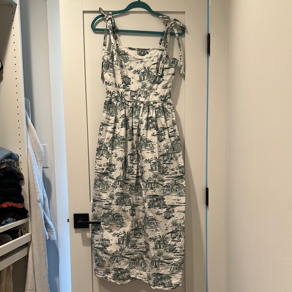 green emerald velvet dress Dress Designer by Rachel Zoe in Blue & White, Size: XL